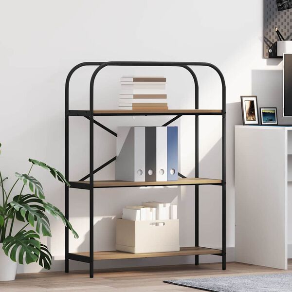 vidaXL Kirjahylly Artisan tammi 80 x 30 x 109 cm Tekninen puu