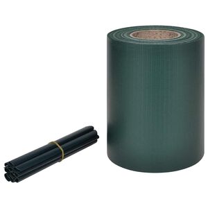 vidaXL Tietosuojalista PVC 70x0,19 m Vihre&auml;