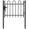 vidaXL Aitausportti BOXTEL 103 x 124,5 cm Jauhemaalattu Ter&auml;s Harmaa