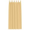 vidaXL Pimentävä verho renkailla 2 pcs Beige 260 x 140 cm Polyesteri