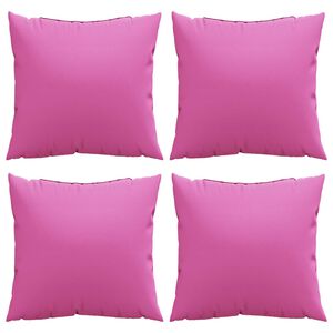vidaXL L&auml;ikkyv&auml;t Tyynyt 4 pcs Pinkki 60 x 60 cm Polyesterikangas