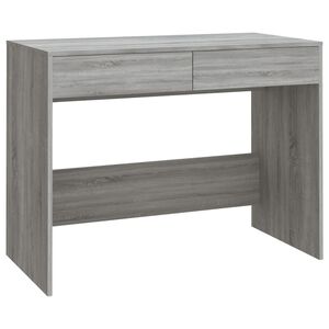 vidaXL Ty&ouml;p&ouml;yt&auml; harmaa Sonoma 101x50x76,5 cm tekninen puu