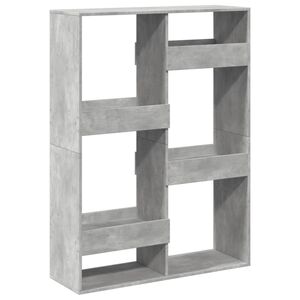 vidaXL Huoneenjakaja betoninharmaa 100x33x135 cm tekninen puu