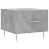 vidaXL Sohvapöydät 2 kpl betoninharmaa 50x50x40 cm tekninen puu