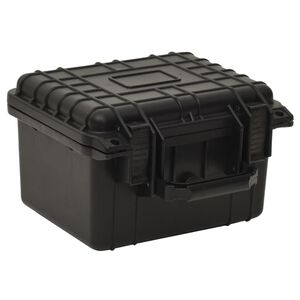 vidaXL Lentolaukku musta 27x25x18 cm PP