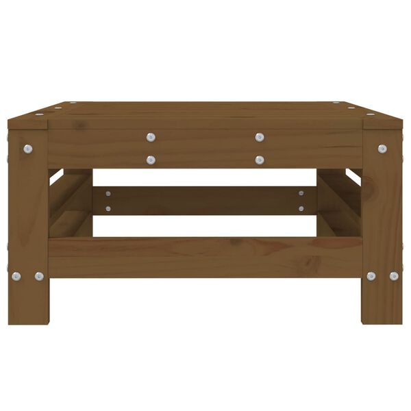 vidaXL Ulkorahi hunajanruskea täysi mänty