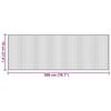 vidaXL Matto suorakaide ruskea 70x200 cm bambu
