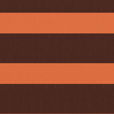 vidaXL Parvekkeen suoja oranssi ja ruskea 90x600 cm Oxford kangas