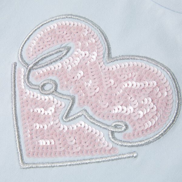 Lasten T-paita vaaleansininen 140