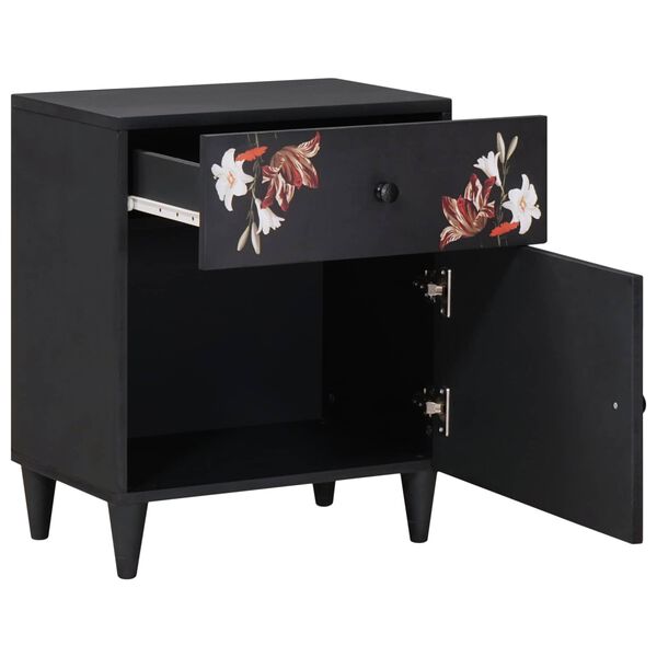 vidaXL Yöpöytä Monivärinen 50 x 33 x 60 cm Kiinteä mango puu