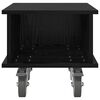 vidaXL TV-teline Musta tammi. 37 x 35 x 35 cm Tekninen puu
