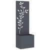 vidaXL Puutarhan yksityisyyden verho Antrasiitti 50 x 32 x 150 cm