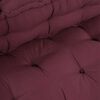 vidaXL Pallet-sofatyyny Burgundy kangas