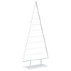 vidaXL Metallinen joulukuusi KUOPIO 210 cm Ter&auml;s valkoinen