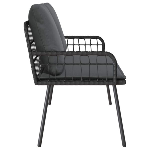 vidaXL Puutarhapenkki tyynyll&auml; Antrasiitti 114 x 64 x 90 cm Ter&auml;s