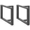 vidaXL Sohvap&ouml;yd&auml;n jalat T-muotoiset 2 kpl antrasiitti 60x25x(42-43) cm ter&auml;s
