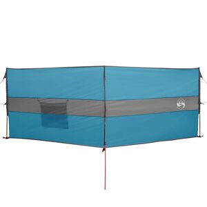 vidaXL Camping Tuulensuoja Sininen 344x120 cm Vedenpit&auml;v&auml;