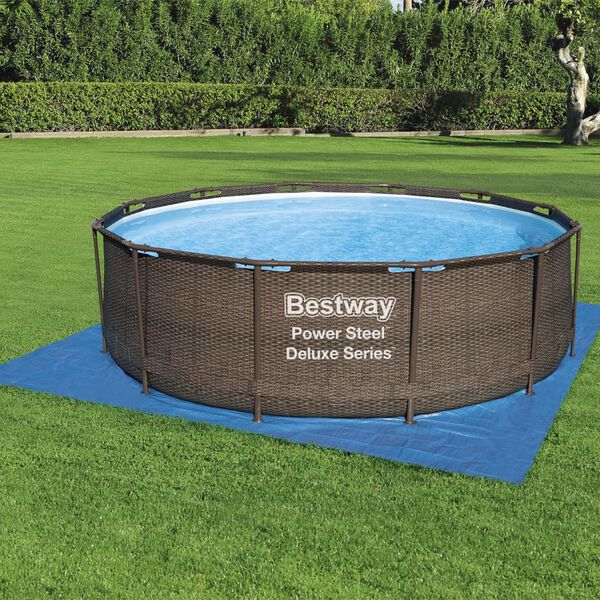 Bestway Uima-altaan aluskangas Flowclear 396x396 cm