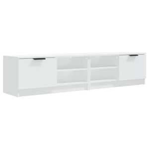 vidaXL TV-tasot 2 kpl valkoinen 80x35x36,5 cm tekninen puu