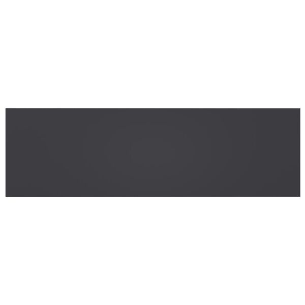 vidaXL Kirjahyllytasot 4 kpl harmaa 100x30x1,5 cm lastulevy