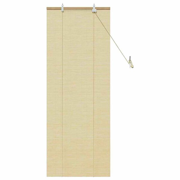vidaXL Rullaverho verhoilla Luonto 60 x 160 cm Bambu