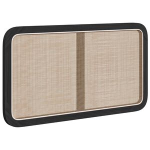 vidaXL P&auml;&auml;tylevy p&auml;&auml;tyll&auml; Musta 100 x 55 x 3 cm Rottinki