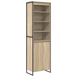 vidaXL Korkeat kaapit Sonoma 60 x 36 x 200 cm Tekninen puu