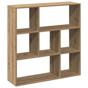 vidaXL Huoneenjakaja/kirjahylly tammi 102x29x103,5 cm tekninen puu