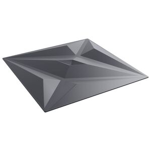vidaXL Sein&auml;paneelit 12 kpl 50 x 50 cm T&auml;htiharmaa XPS Vaahdon