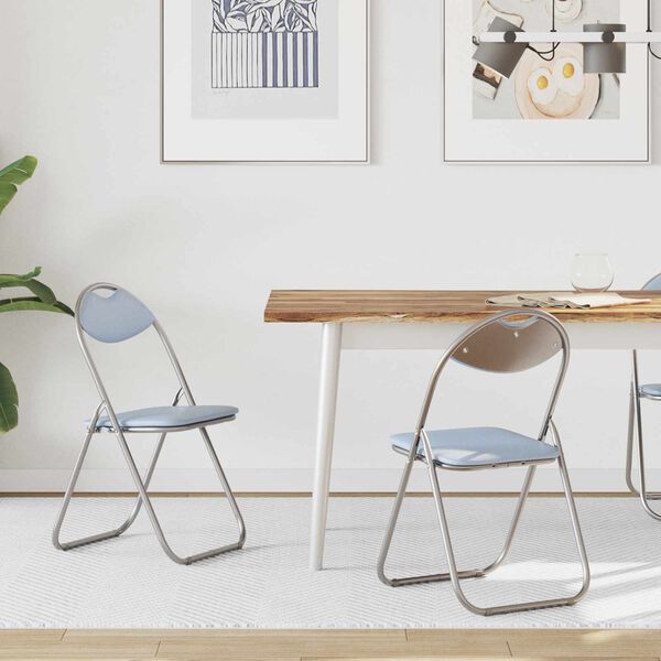 vidaXL Kangasl&auml;pp&auml;tuoli 2 pcs Harmaa 48 x 43,5 x 81 cm Nahkavaatetus