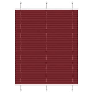 vidaXL laskostettu blind Bordeaux Red 105x100 cm Kankaan leveys