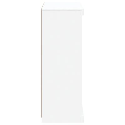 vidaXL Senkki LED-valoilla valkoinen 60,5x37x100 cm
