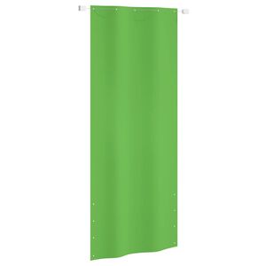 vidaXL Parvekkeen suoja vaaleanvihre&auml; 100x240 cm Oxford kangas