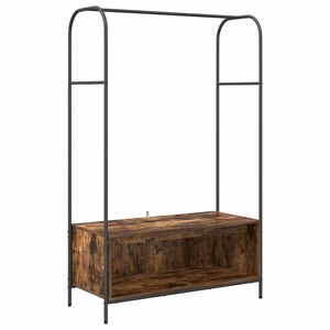 vidaXL Vaatev&auml;line Ruskea tammi 100 x 44 x 160 cm Tekninen puu