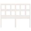 vidaXL S&auml;ngynp&auml;&auml;ty valkoinen 185,5x4x100 cm t&auml;ysi m&auml;nty