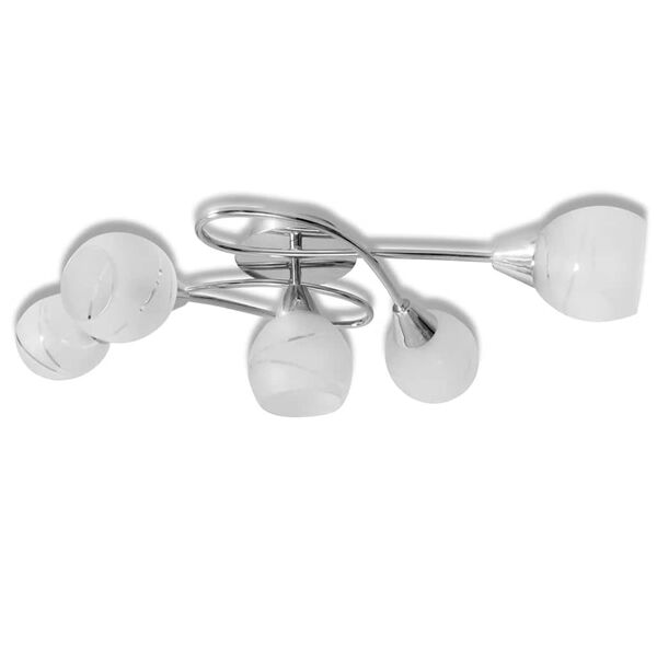 Kattovalaisin Lasivarjostimilla 5:lle E14 Polttimolle