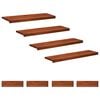 vidaXL Portaiden p&auml;&auml;llysteet 8 kpl 90 x 25 x 2 cm Ruskea