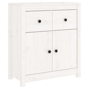 vidaXL Senkki valkoinen 70x35x80 cm t&auml;ysi m&auml;nty