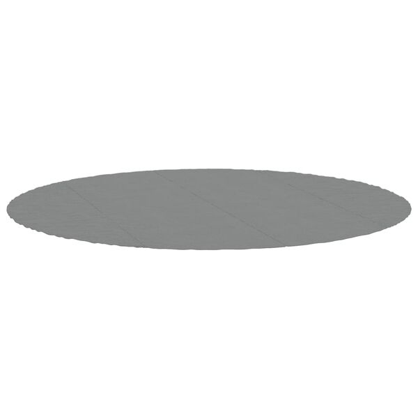 vidaXL Uima-altaan aluskangas harmaa &Oslash;458 cm polyesteri geotekstiili