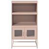 vidaXL Highboard Pinkki 68x39x123 cm Teräs