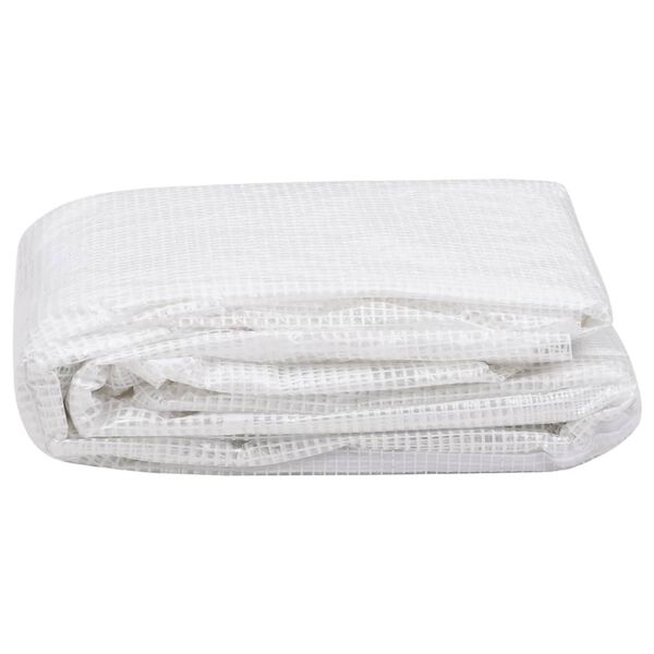 vidaXL Kasvihuoneen vaihtokate (13,5 m²) 3x4,5x2 m läpinäkyvä