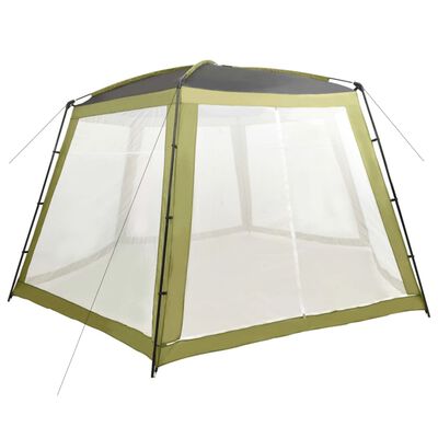vidaXL Uima-altaan teltta kangas 590x520x250 cm vihreä