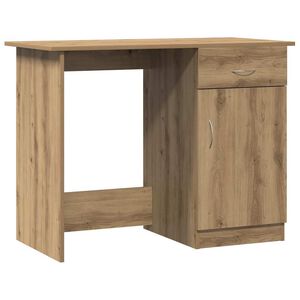 vidaXL Ty&ouml;p&ouml;yt&auml; artesaani tammi 100x50x76 cm tekninen puu