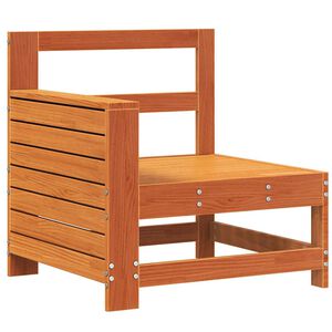 vidaXL Puutarhan sohvatuoli vahanruskea 69x62x70,5 cm t&auml;ysi m&auml;nty