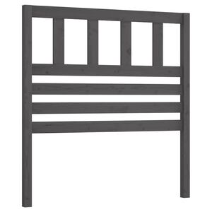 vidaXL S&auml;ngynp&auml;&auml;ty harmaa 81x4x100 cm t&auml;ysi m&auml;nty