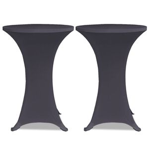 vidaXL Venyv&auml; P&ouml;yd&auml;nsuoja 2 kpl 60 cm Antrasiitti