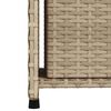 vidaXL Puutarhan s&auml;ilytyskaappi beige 50x55x115 cm polyrottinki