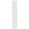 vidaXL S&auml;ngynp&auml;&auml;ty s&auml;ilytystilalla valkoinen 200x19x103,5 cm