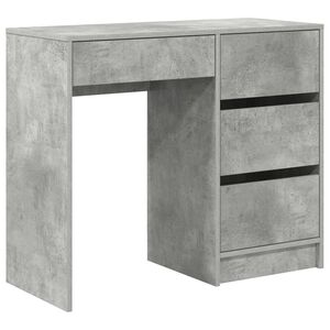 vidaXL P&ouml;yt&auml; Betoni Harmaa Tekninen puu 90 x 37.5 x 75 cm