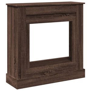 vidaXL Takkareunus ruskea tammi 90x30x90 cm tekninen puu